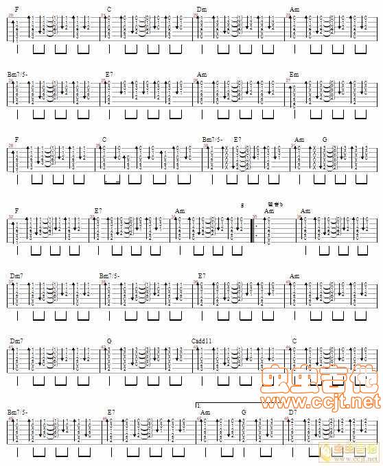 无法原谅吉他谱