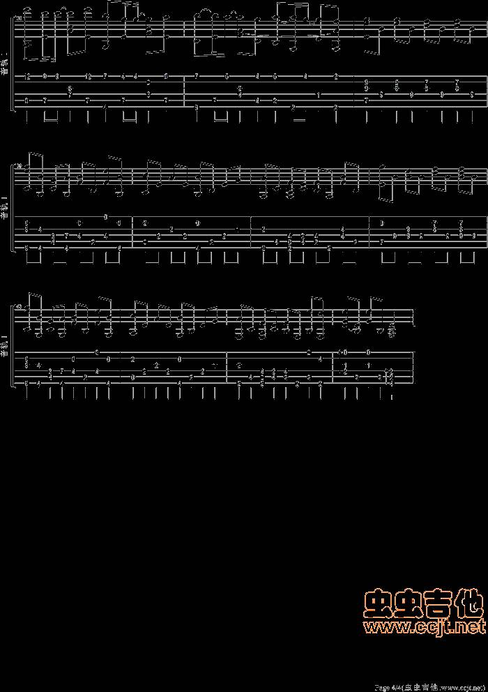 我会很诚实吉他谱 