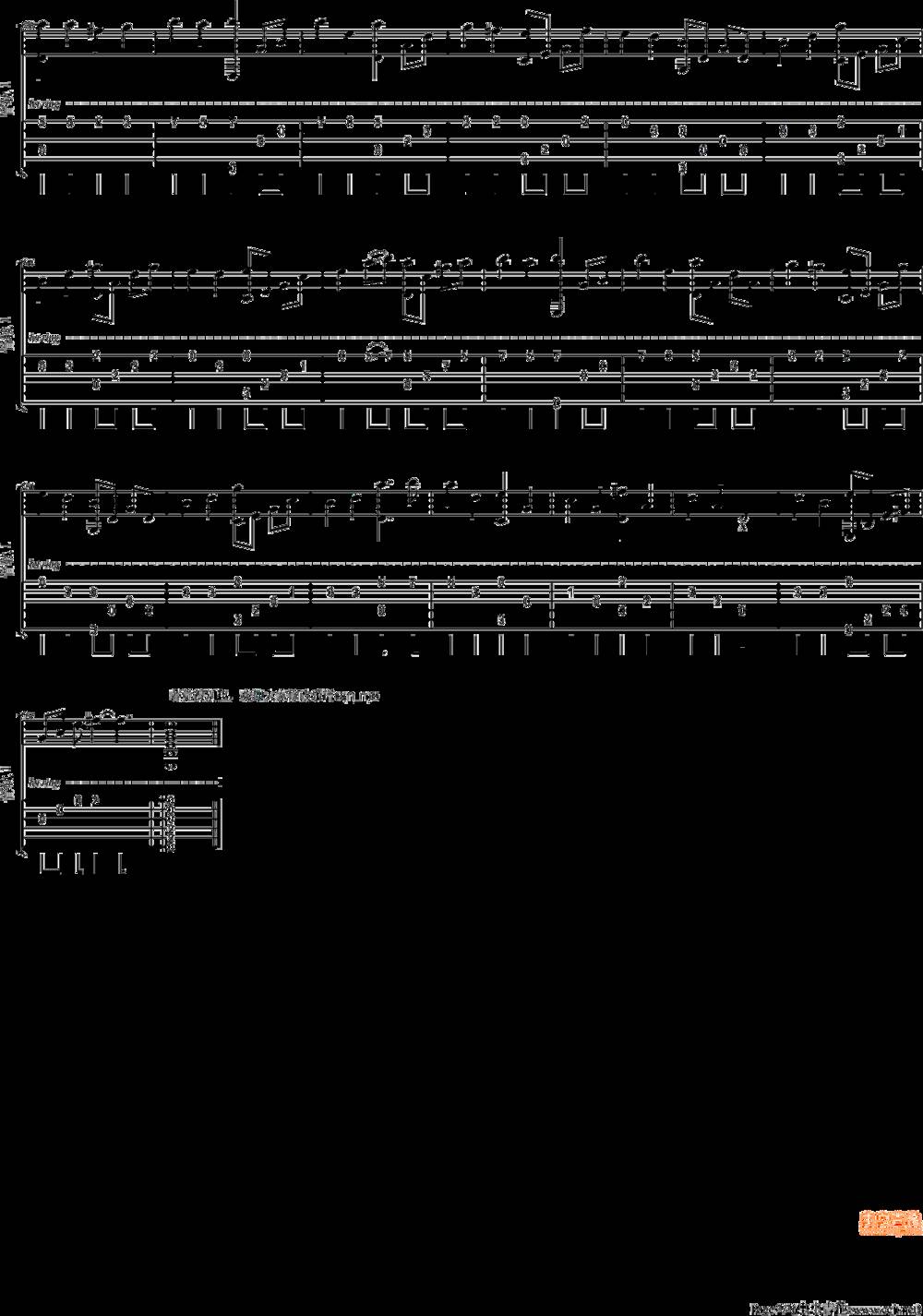 回梦游仙吉他谱 