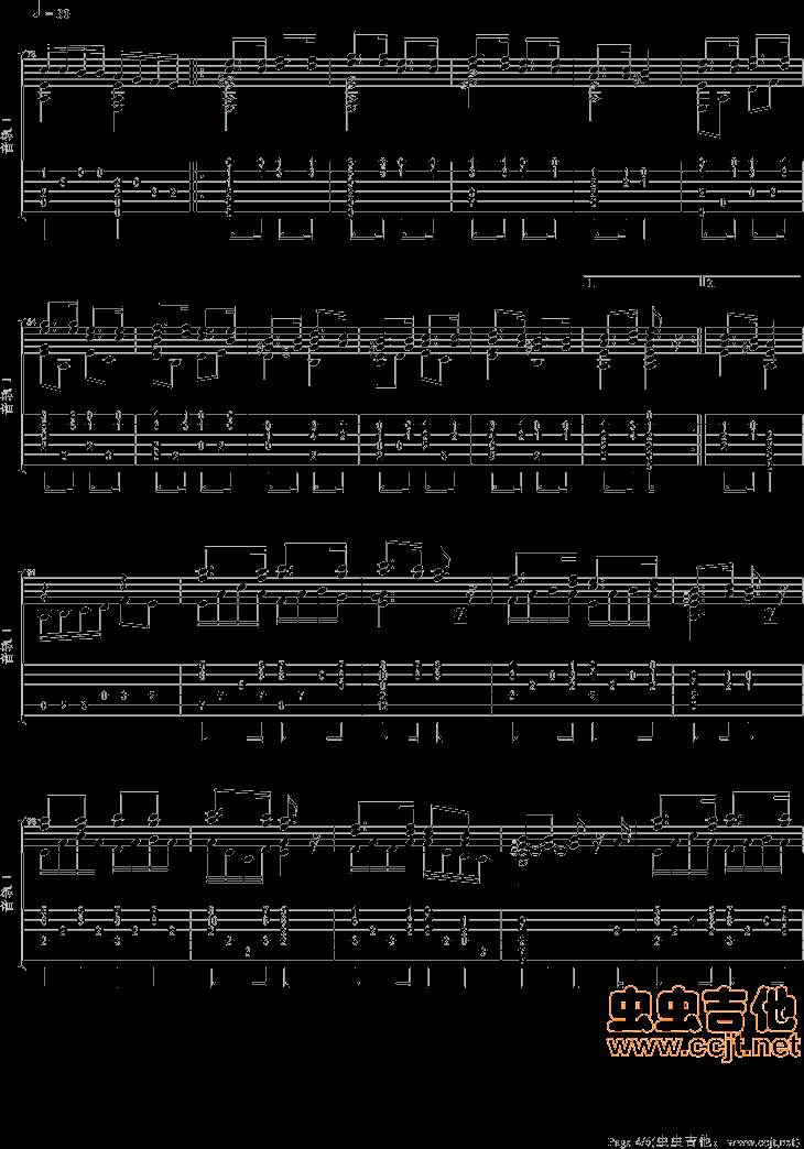 The First Love吉他谱 