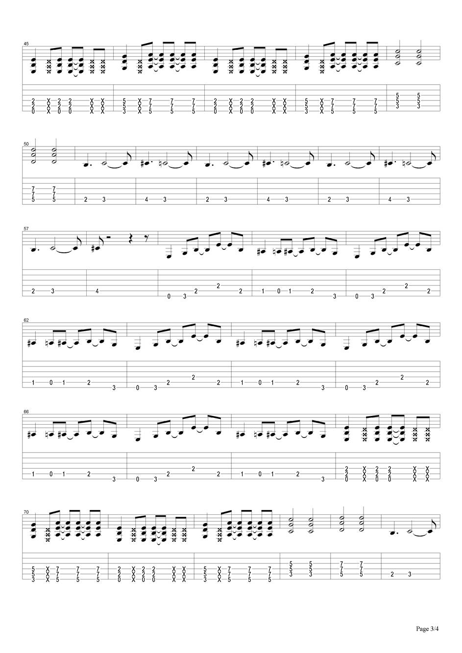 Call me the frist吉他谱 