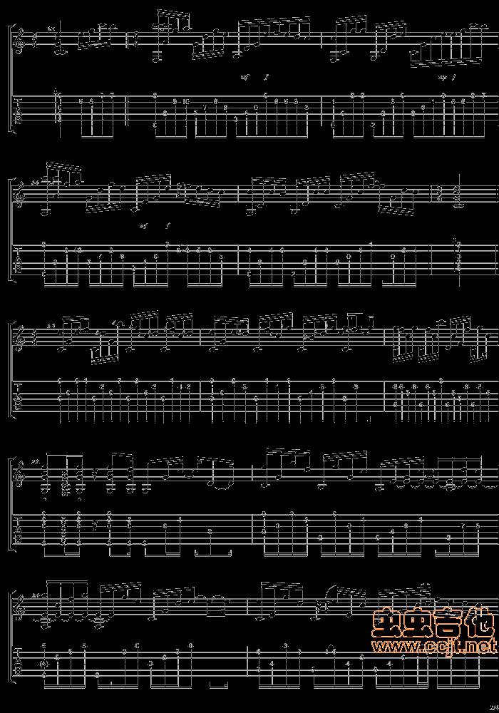 一直很安静吉他谱