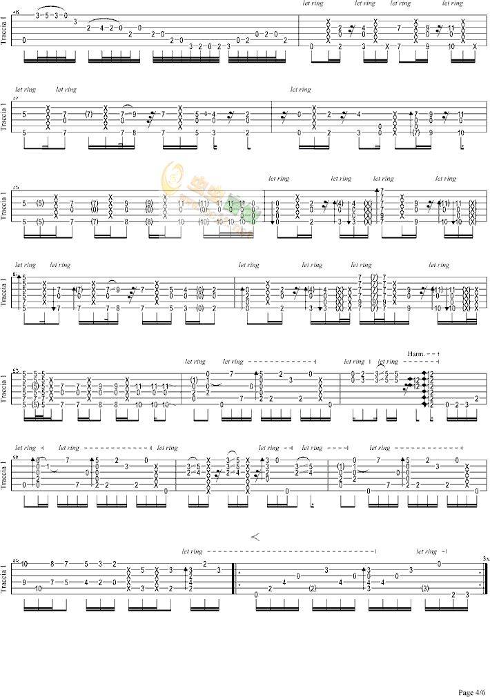 Lunar Eclipse吉他谱 