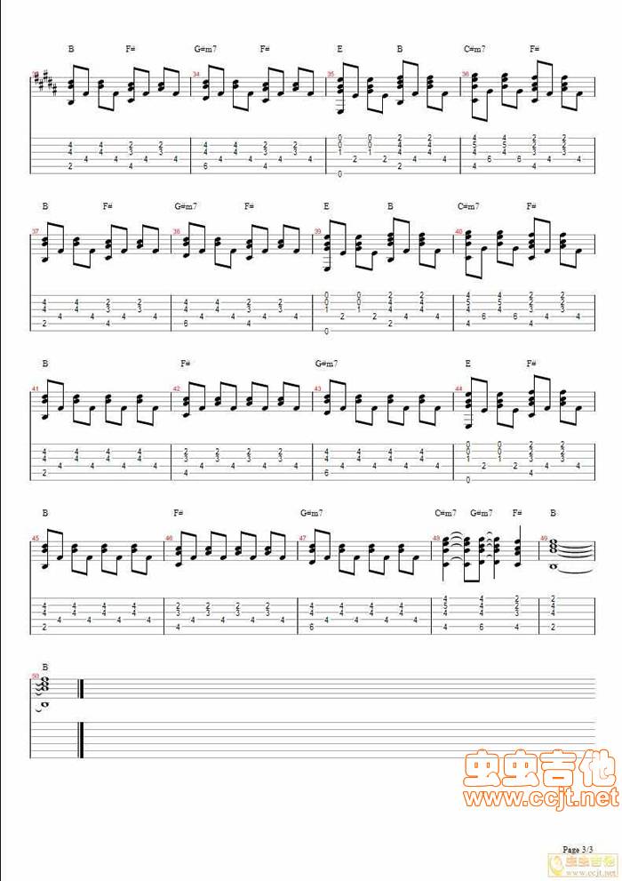 会长大的幸福吉他谱 