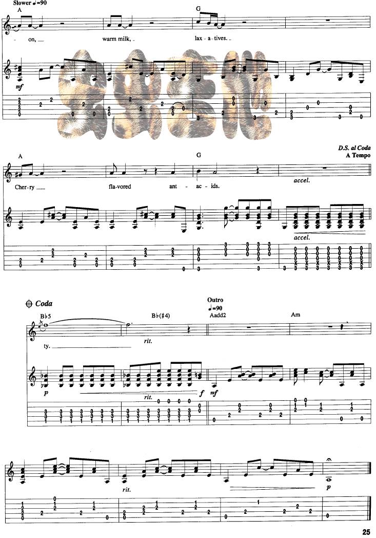 Penny Royal Tea吉他谱 