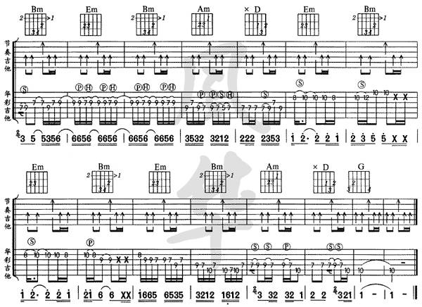 挪威森林(最完整版)吉他谱 