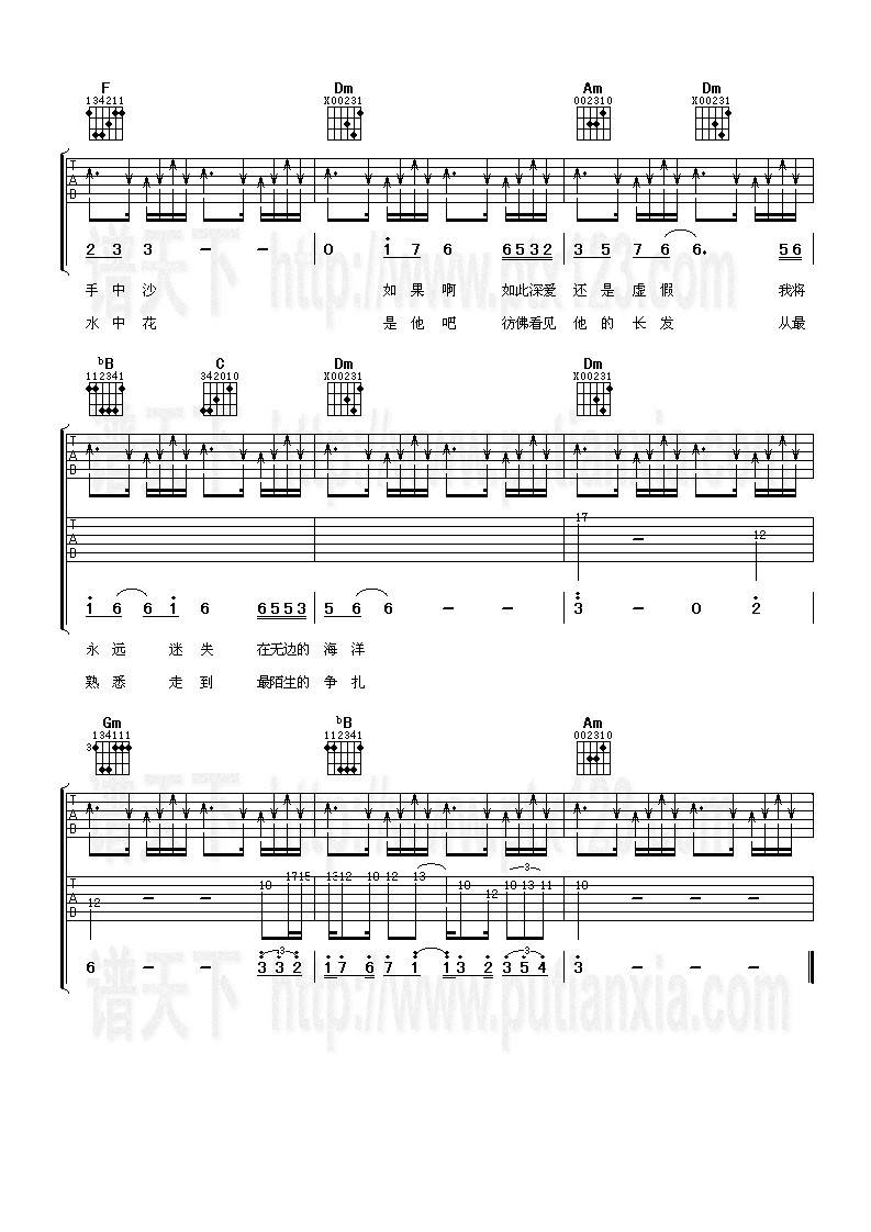 要我怎么忘了他吉他谱 