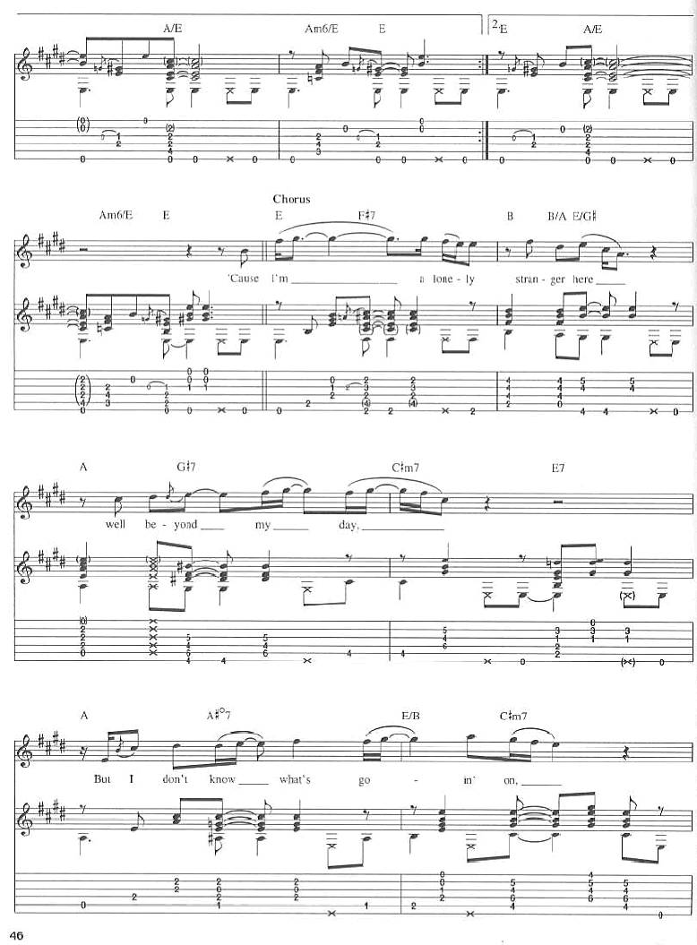 Lonely Stranger吉他谱