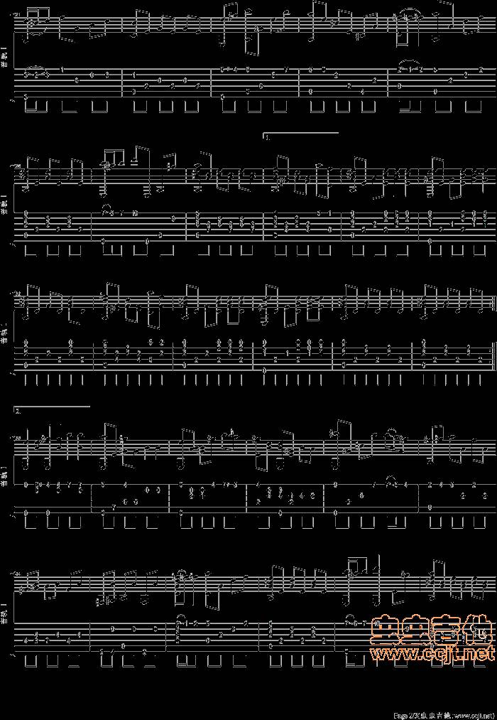 舒伯特小夜曲吉他谱