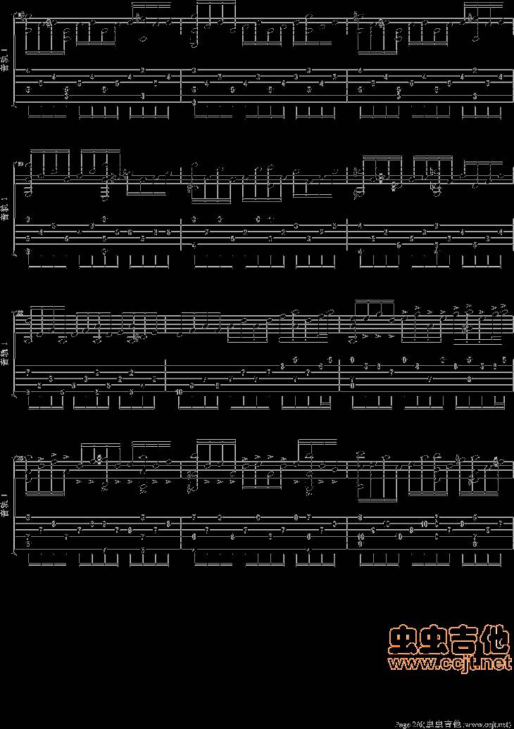 月光奏鸣曲吉他谱