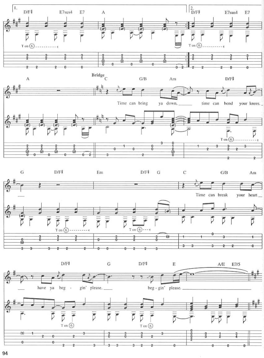 泪晒天堂吉他谱