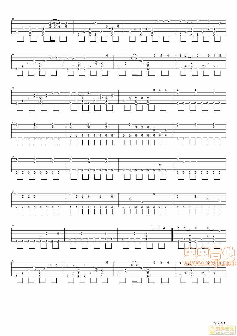 Time travel吉他谱