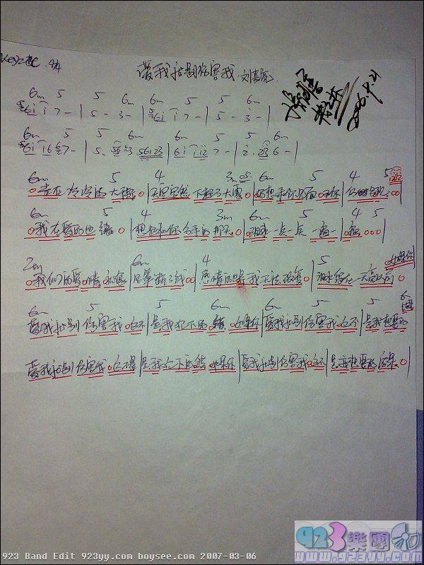 刘嘉亮-爱我就别伤害我吉他谱 