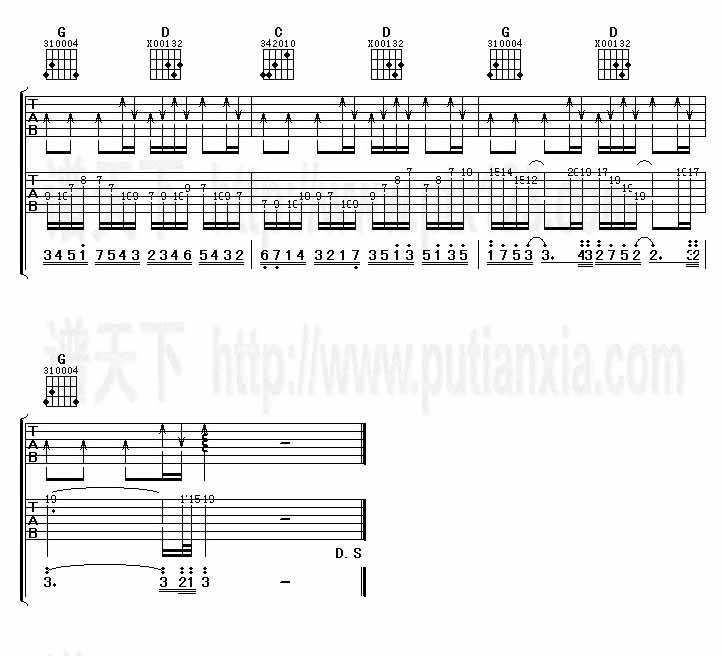 少年维特的烦恼(吉他谱) 