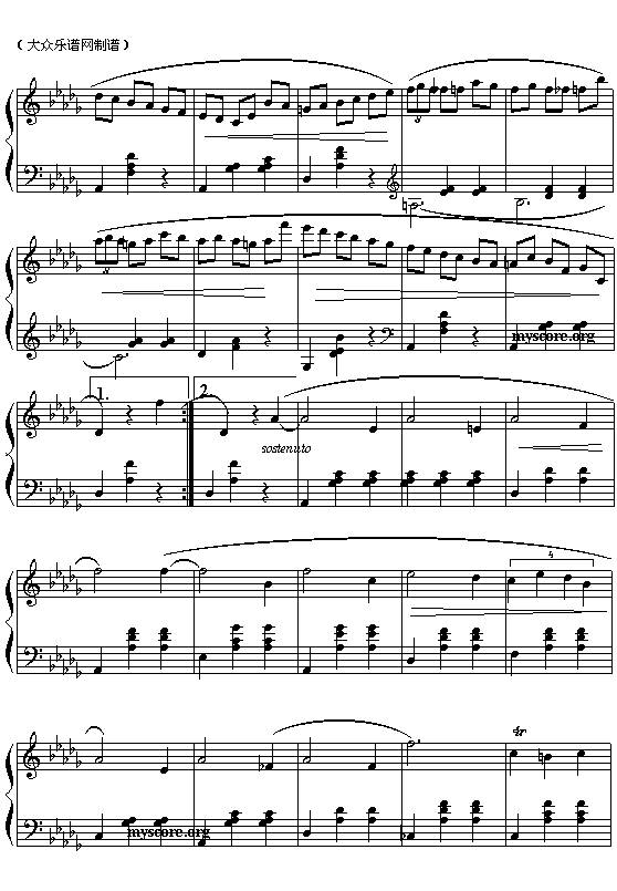 小狗圆舞曲吉他谱