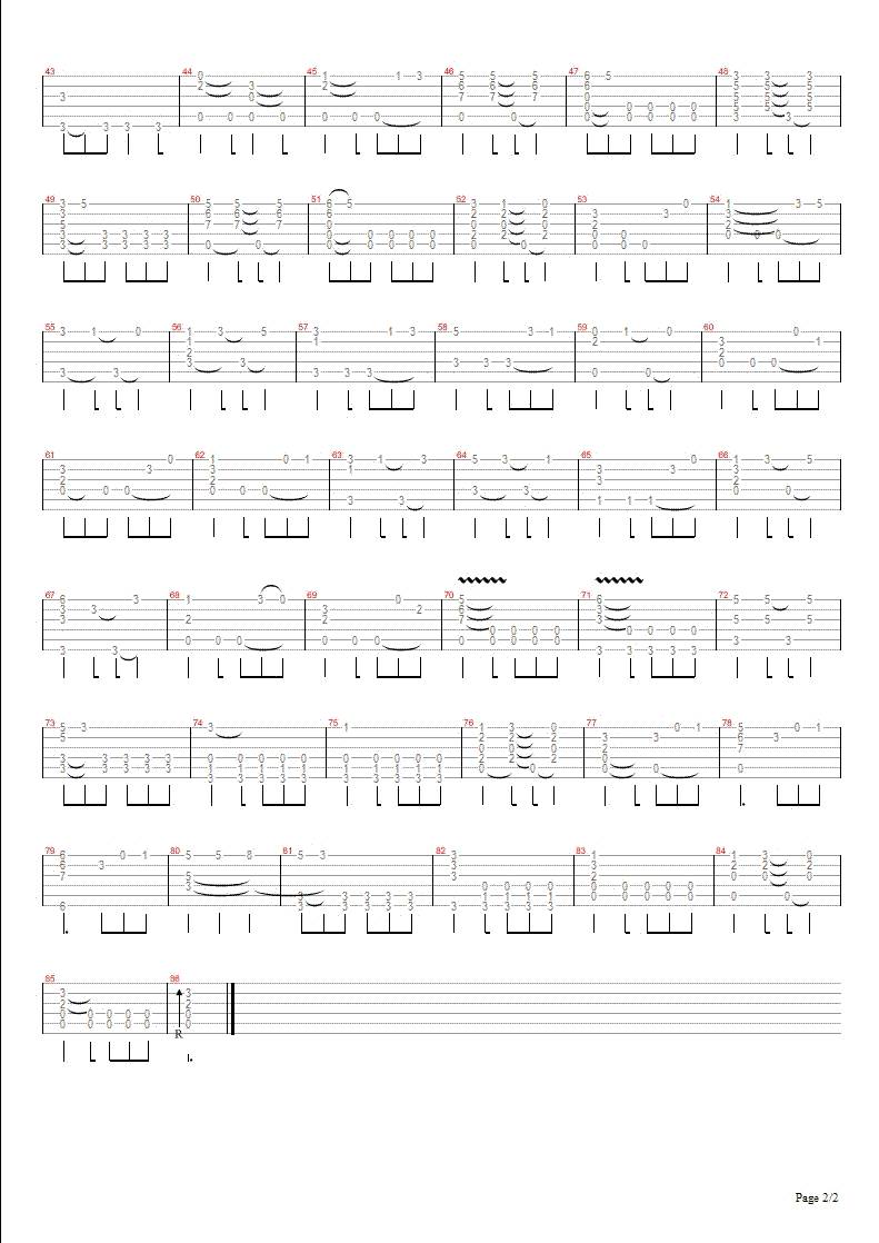 he is a pirate吉他谱 