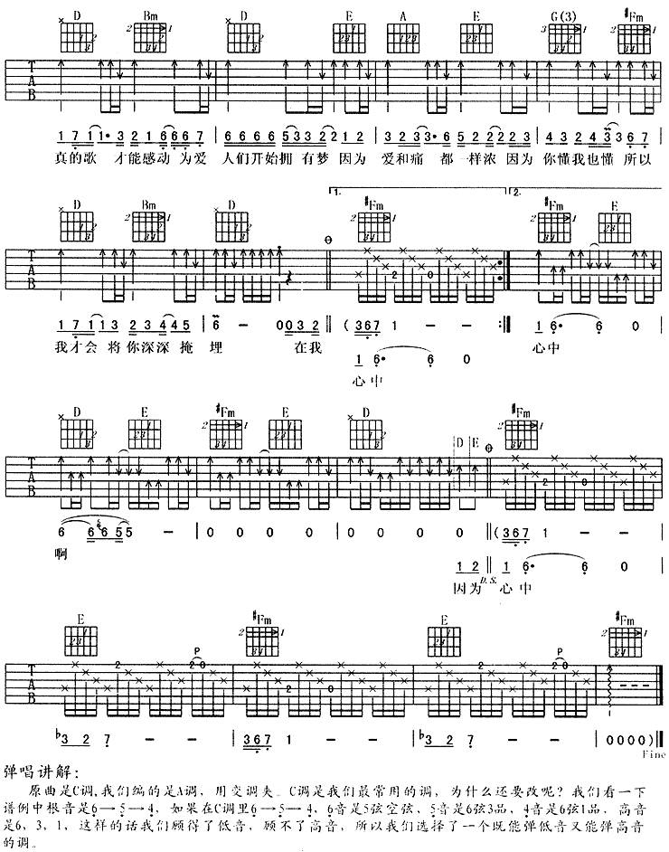 相容 (阿杜)吉他谱 