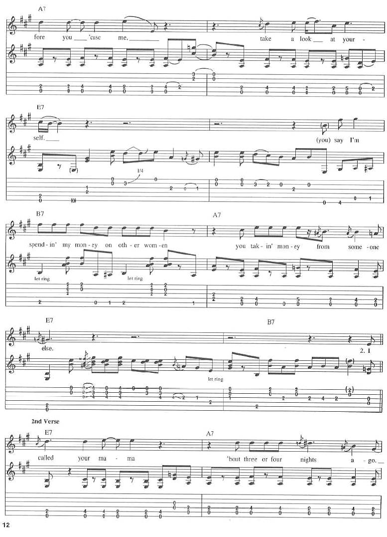 Befor YOu Accuse Me吉他谱