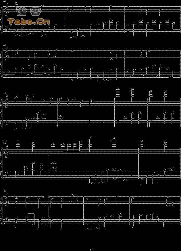 我们的纪念 	吉他谱 