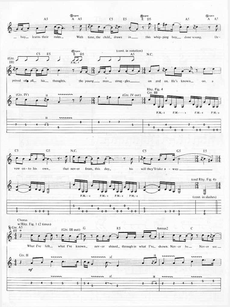 THE UNFORGIVEN吉他谱 