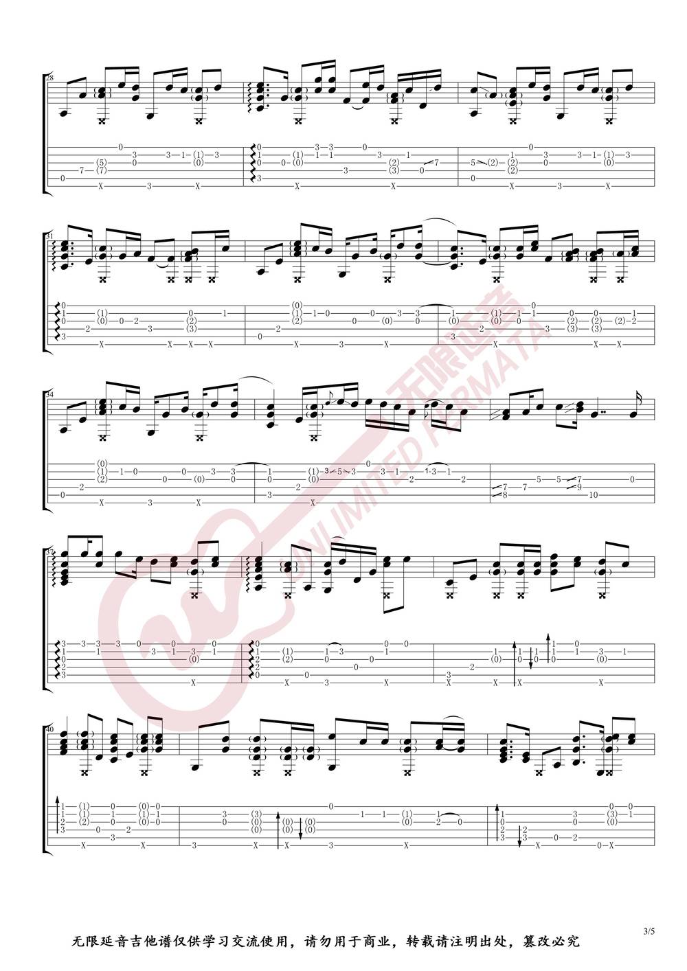 One Call Away吉他谱_指弹版