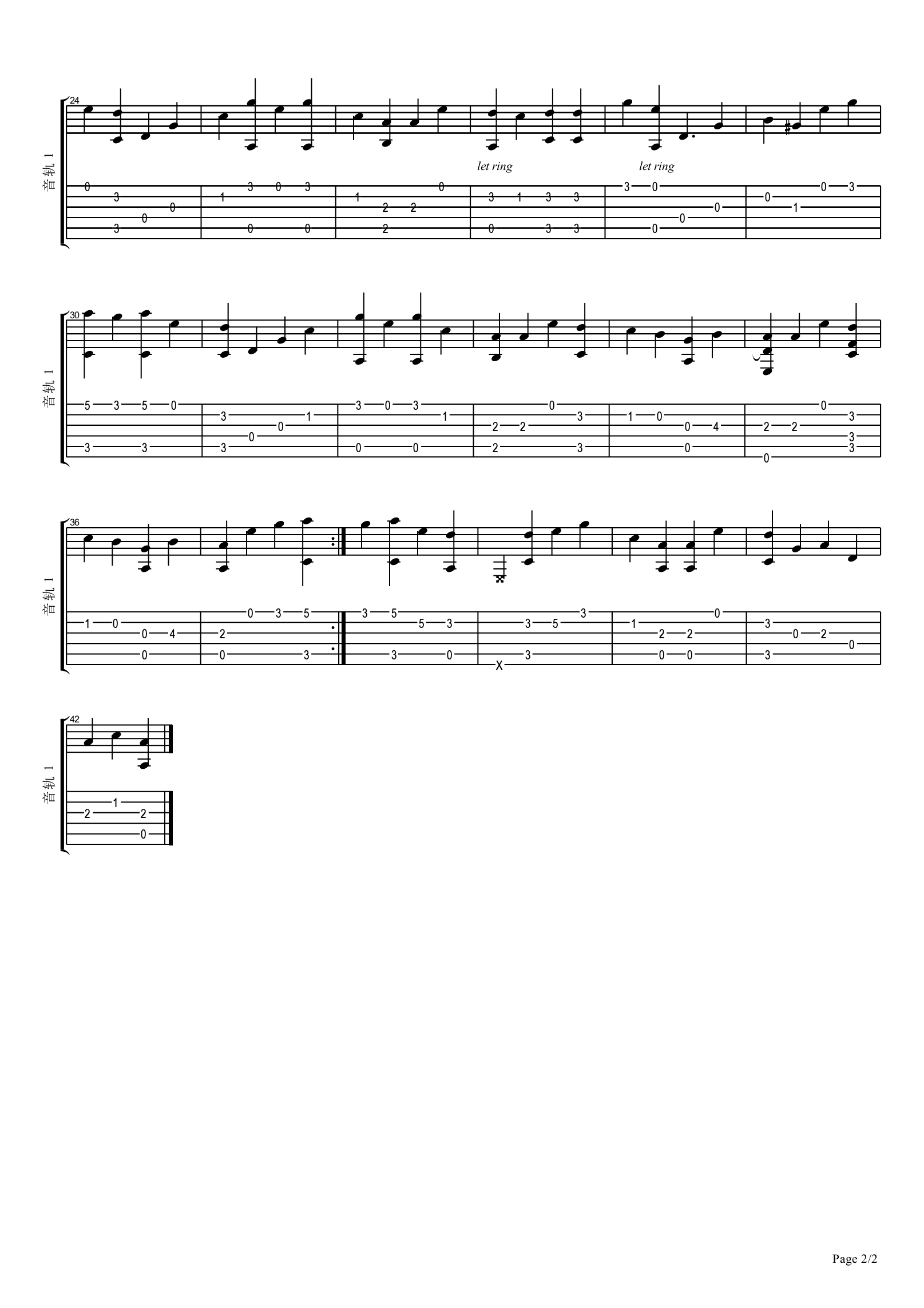 萌哒哒天团 帝都指弹谱